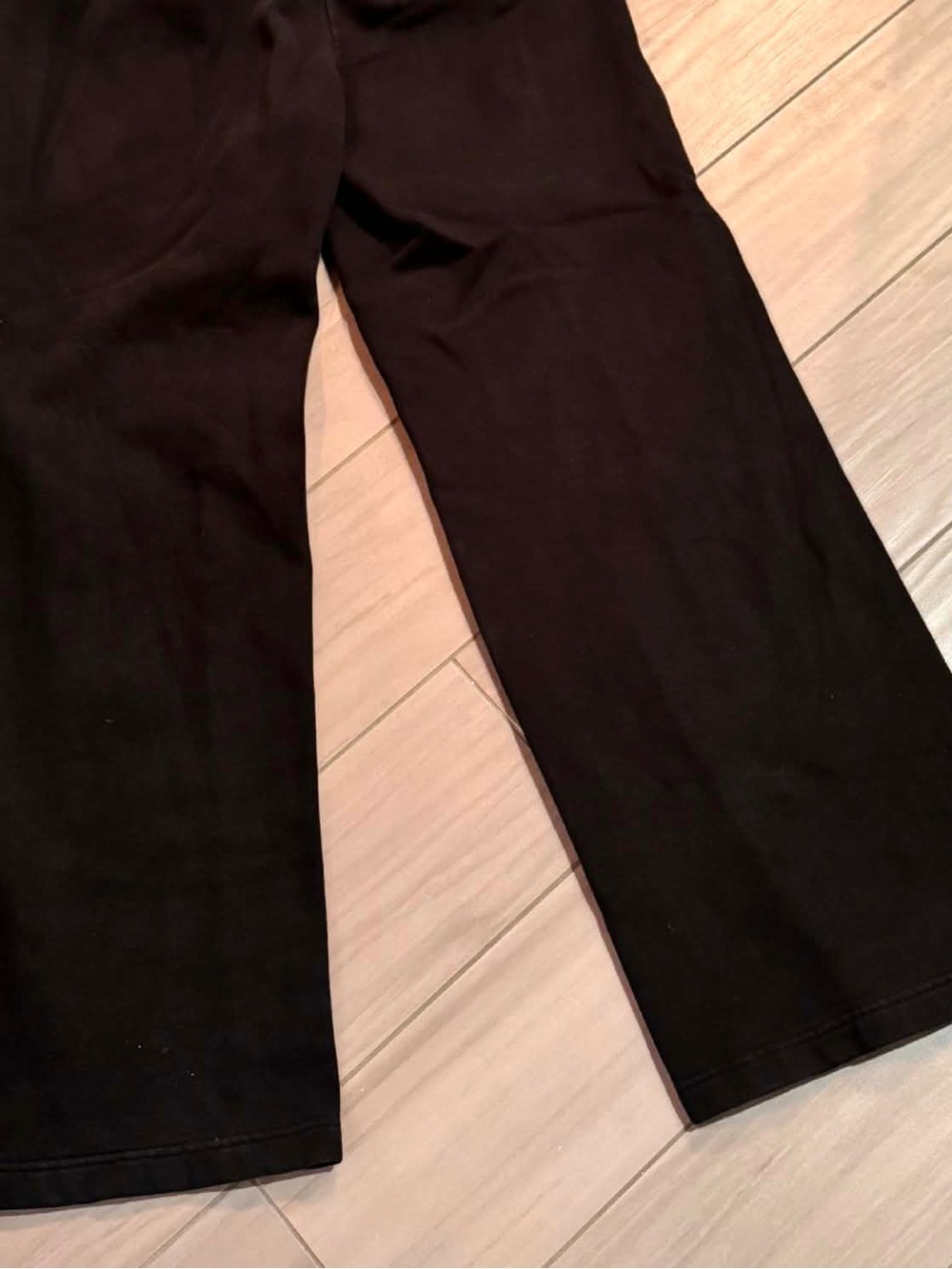 Wide-Leg Black Drawstring Jogger Pants for Women XS 24in waist - Picture 5 of 6
